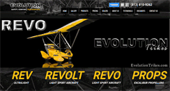 Desktop Screenshot of evolutiontrikes.com